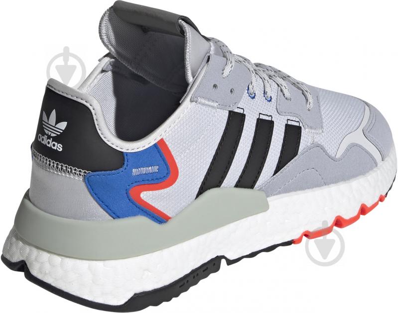 Кроссовки мужские демисезонные Adidas NITE JOGGER FX6835 р.41 1/3 белые - фото 9