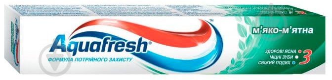 Зубна паста Aquafresh м'яко-м'ятна 50 мл - фото 1