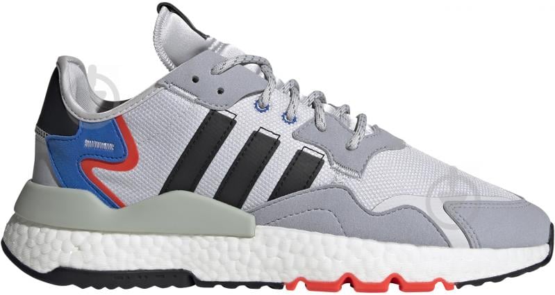 Кроссовки мужские демисезонные Adidas NITE JOGGER FX6835 р.42 2/3 белые - фото 2