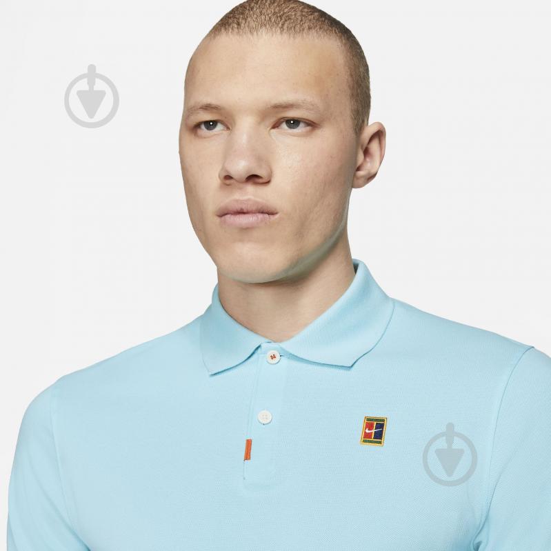 Поло Nike THE NIKE POLO HERITAGE SLIM BQ4461-482 р.XL бірюзовий - фото 5