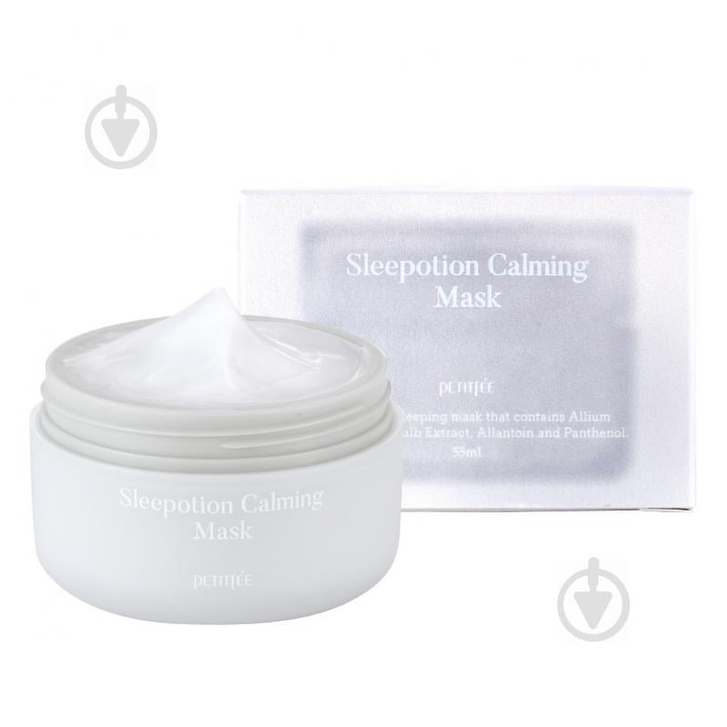 Маска для обличчя Petitfee Sleepotion Calming Mask заспокійлива нічна з алантоїном та центелою азіатською 55 мл 1 шт. - фото 1