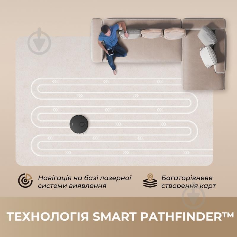 Робот-пылесос DREAME Bot D20 (RLD35GA-bl) black - фото 4 Робот-пылесос DREAME Bot D20 (RLD35GA-bl) black - фото 4