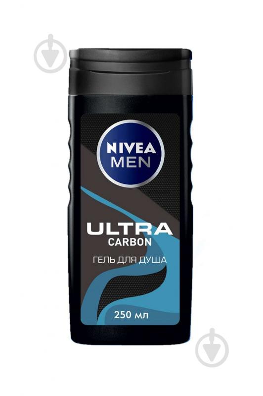 Гель для душа Nivea MEN Ultra Carbon 250 мл - фото 1