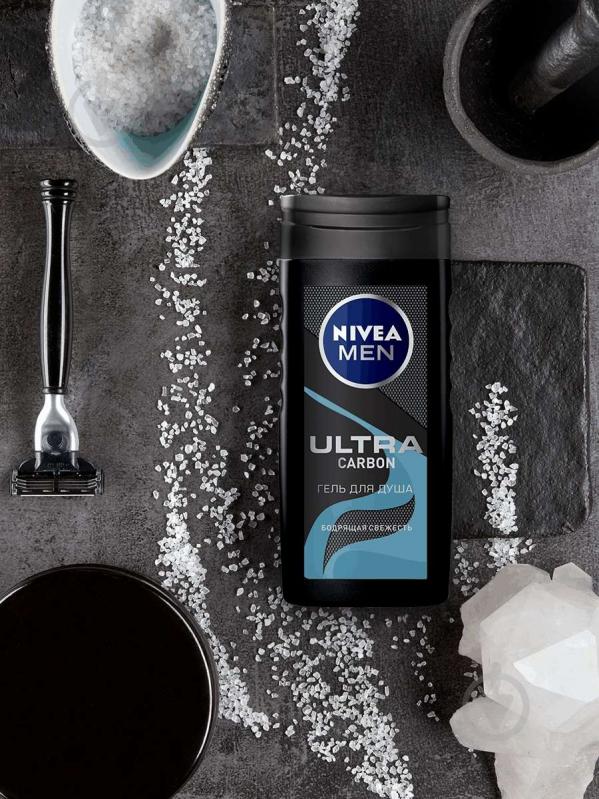 Гель для душа Nivea MEN Ultra Carbon 250 мл - фото 2
