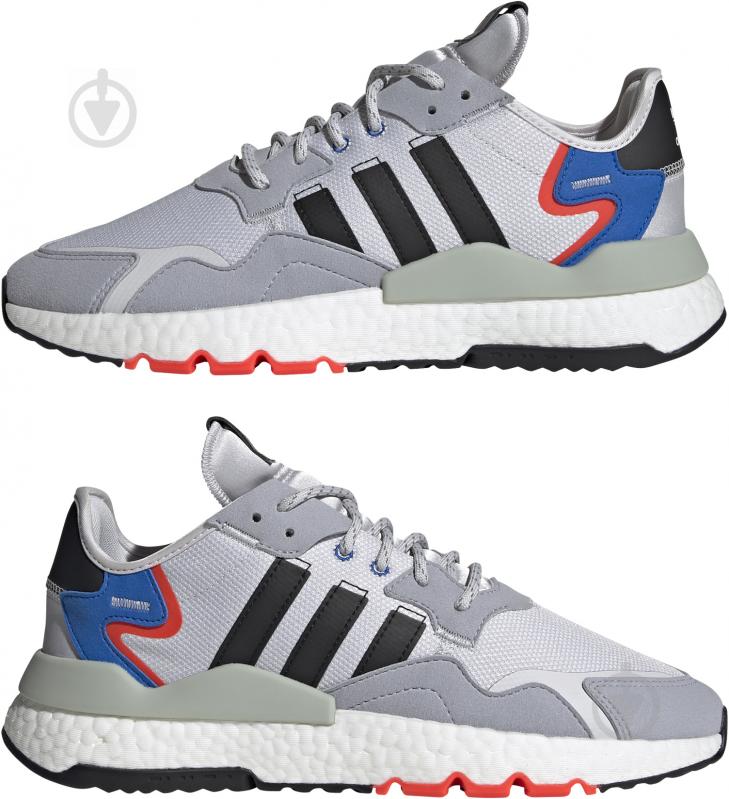 Кросівки чоловічі демісезонні Adidas NITE JOGGER FX6835 р.43 1/3 білі - фото 5