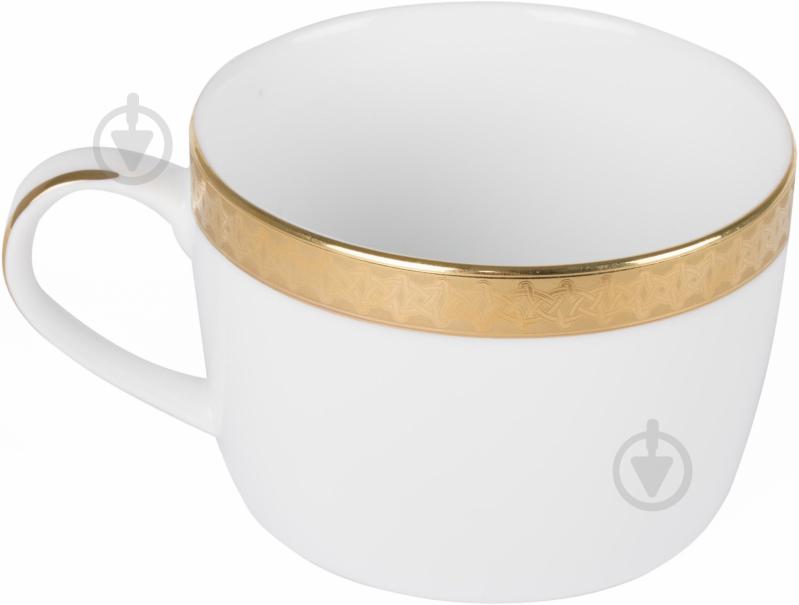 Чашка с блюдцем DPL Chain Gold 360 мл - фото 2