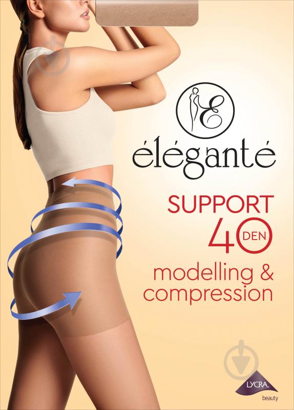 Колготки жіночі Elegante EL SUPPORT 40 р. 2 Bronz - фото 4