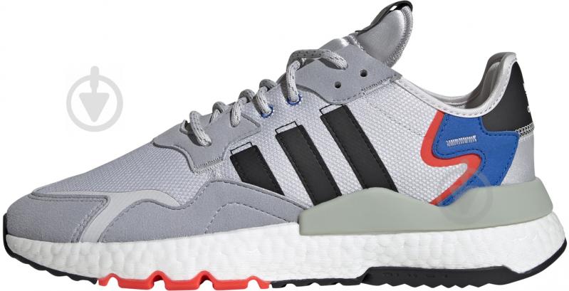 Кроссовки мужские демисезонные Adidas NITE JOGGER FX6835 р.45 1/3 белые - фото 3