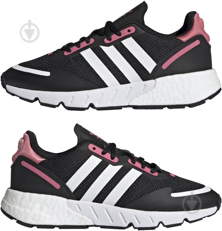 Кроссовки женские демисезонные Adidas ZX 1K BOOST W FX6872 р.36 черные - фото 5