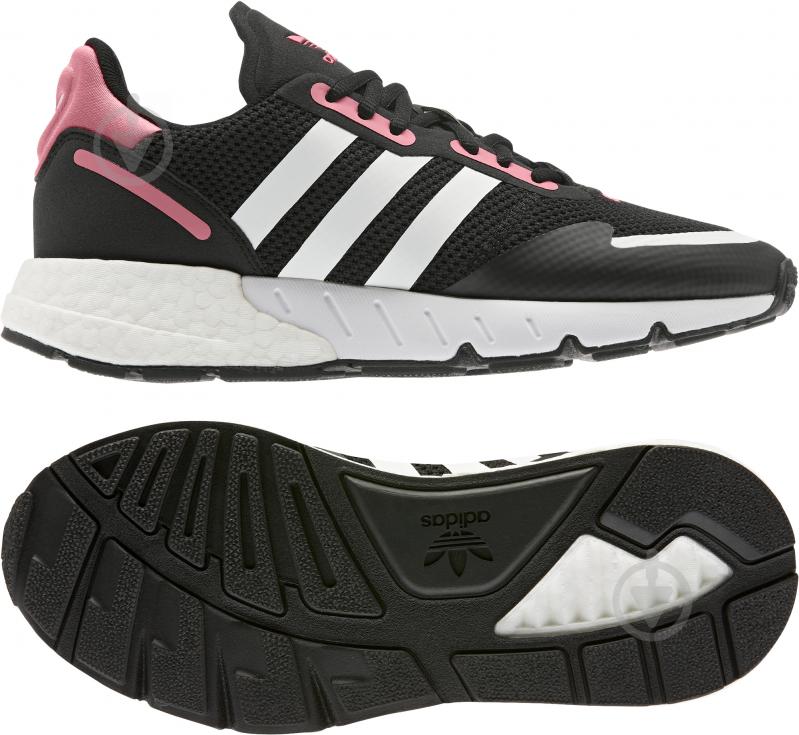 Кроссовки женские демисезонные Adidas ZX 1K BOOST W FX6872 р.36 черные - фото 6