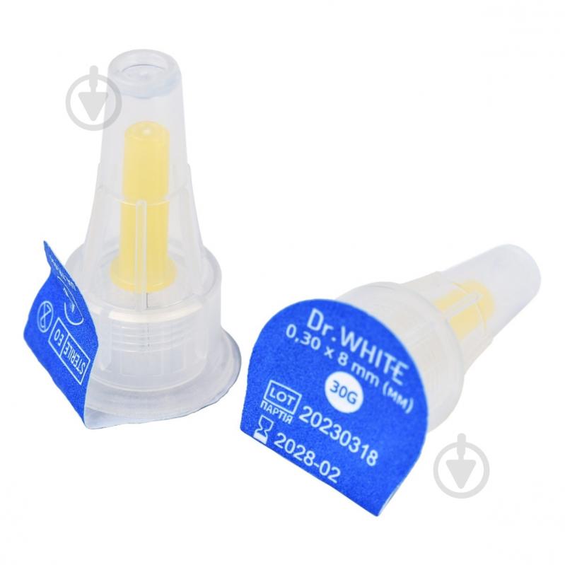 Шприц Dr.White игла д/инсул шприц-ручки 0,30х8 мм (мм) 30G - фото 1 Шприц Dr.White игла д/инсул шприц-ручки 0,30х8 мм (мм) 30G - фото 1