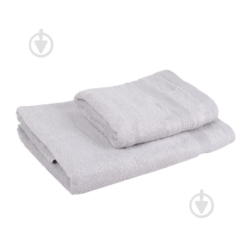 Рушник махровий BAMBOO 50x90 см сірий BILTEX - фото 2