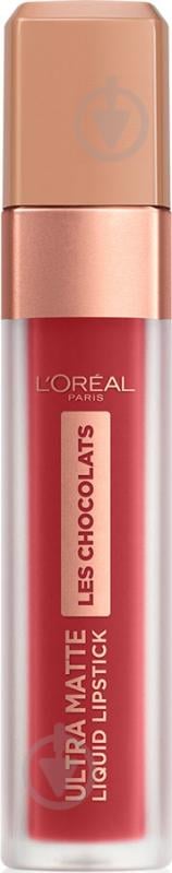 Помада жидкая L'Oreal Paris Les Chocolats №864 Tasty Ruby 7,6 мл - фото 1