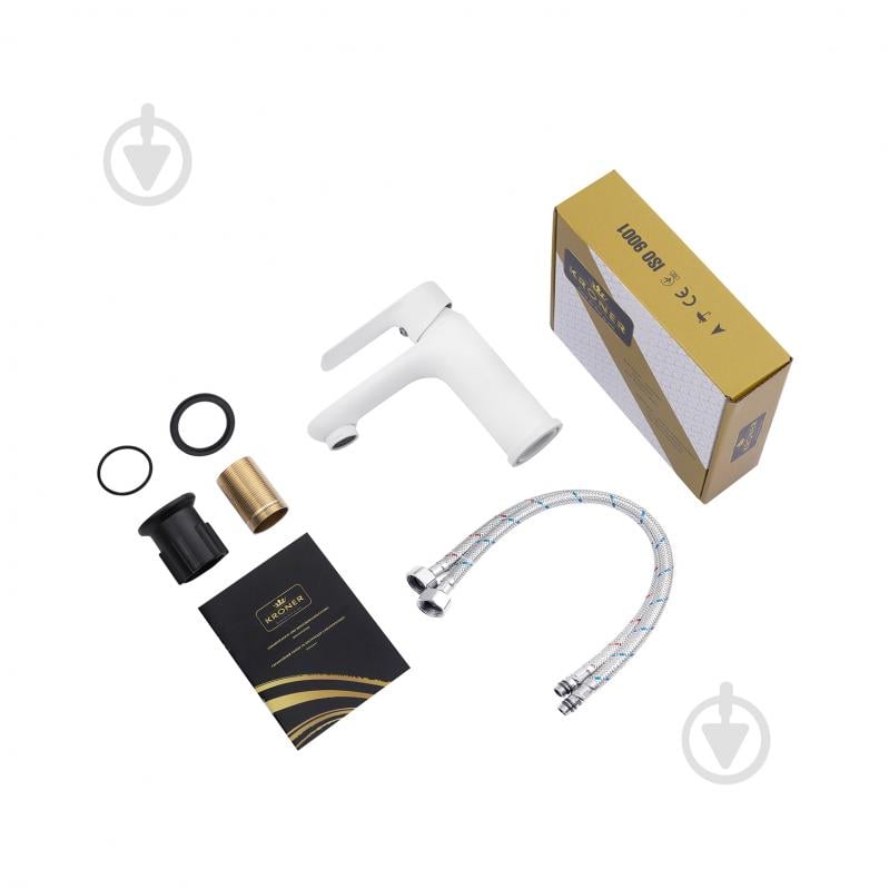 Змішувач для умивальника Kroner KRM Fulda - W010 - фото 7 Змішувач для умивальника Kroner KRM Fulda - W010 - фото 7