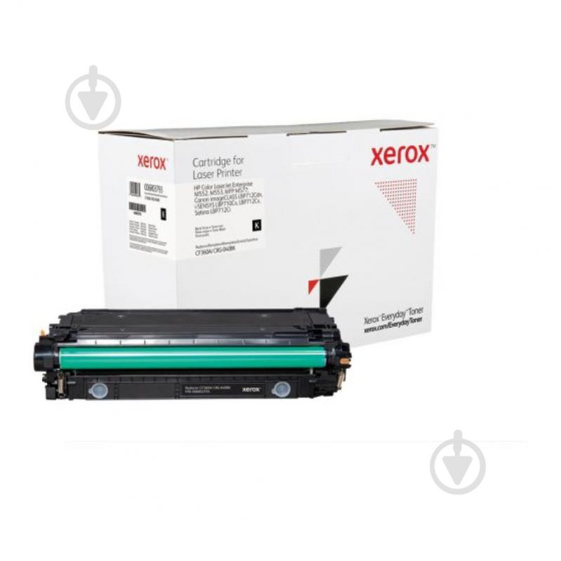 Картридж лазерный Xerox Everyday совместимый аналог HP CF360A (508A), Canon 040 black черный - фото 1