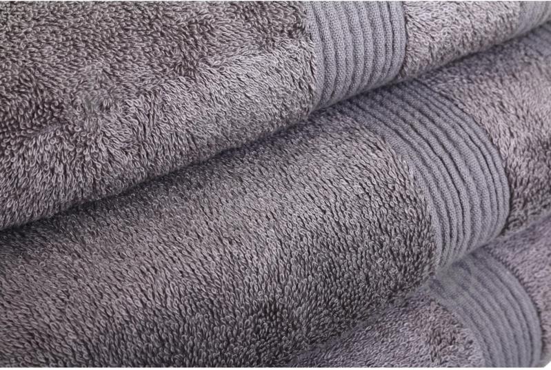 Рушник махровий BAMBOO 70x140 см темно-сірий BILTEX - фото 5