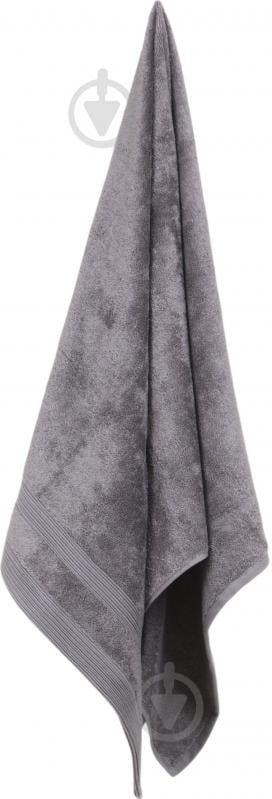 Рушник махровий BAMBOO 70x140 см темно-сірий BILTEX - фото 7