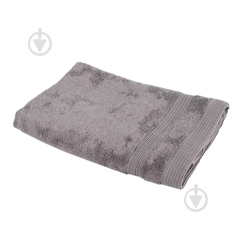 Рушник махровий BAMBOO 70x140 см темно-сірий BILTEX - фото 1