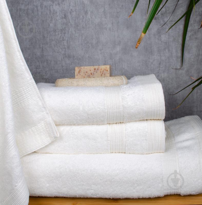 Рушник махровий BAMBOO 70x140 см молочний BILTEX - фото 3