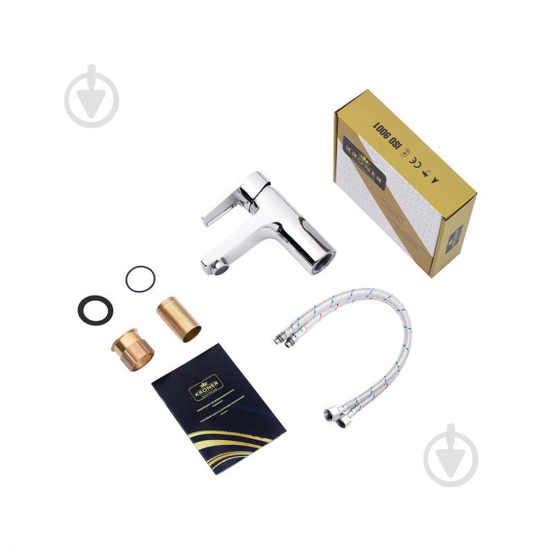 Смеситель для умывальника Kroner KRM Oker - C010 - фото 7