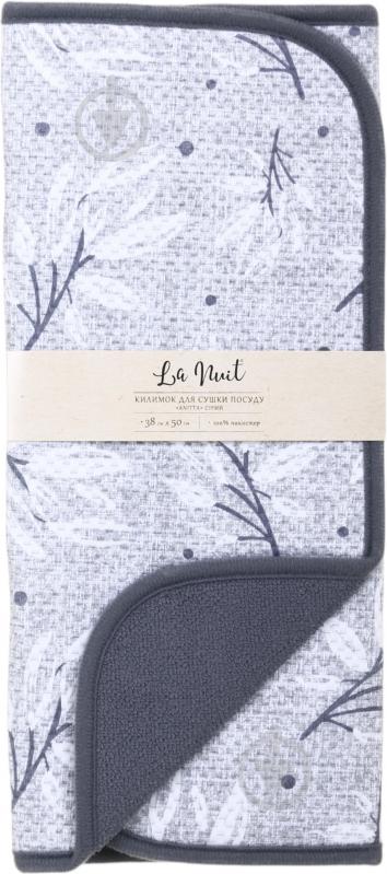 Коврик для сушки посуды La Nuit Anitta сірий 38х50 см - фото 1 Коврик для сушки посуды La Nuit Anitta сірий 38х50 см - фото 1