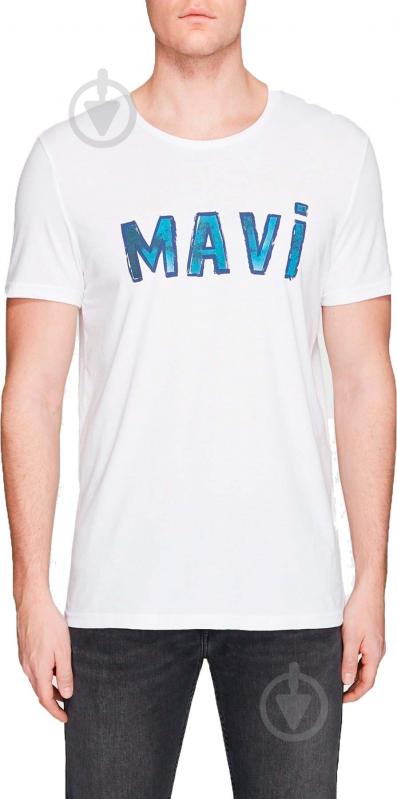 Футболка Mavi mens knitted tshirt 065314-620 р.L white - фото 1