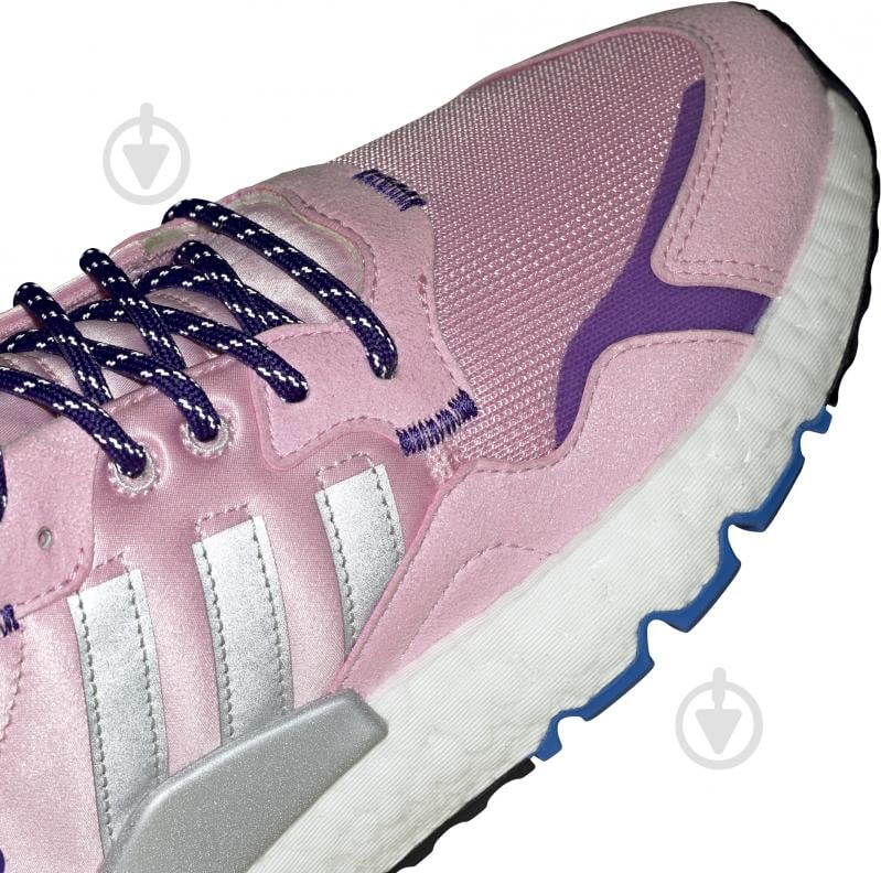 Кросівки жіночі демісезонні Adidas NITE JOGGER W FX6911 р.39 1/3 рожеві - фото 11