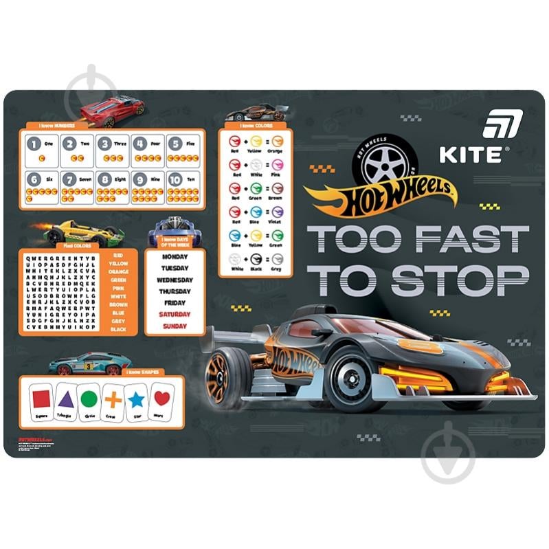 Подкладка настольная Hot Wheels HW26-207-1 KITE - фото 1