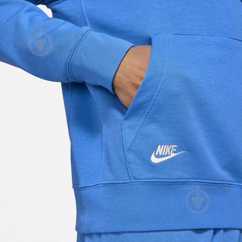 Джемпер Nike M NSW SPE+ FT PO HOODIE M FTA DD4666-403 р. M блакитний - фото 4