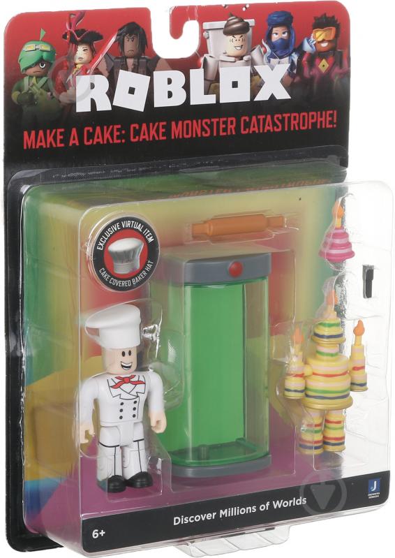 Набор фигурок Jazwares Roblox Game Packs Make a Cake: Cake Monster Catastrophe! W9 ROB0394 - фото 2