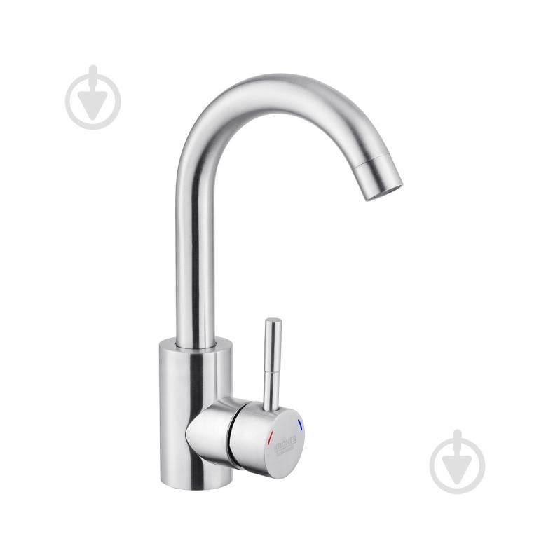 Смеситель для умывальника Kroner KRP Edelstahl Klassisch - ESG011 - фото 1 Смеситель для умывальника Kroner KRP Edelstahl Klassisch - ESG011 - фото 1