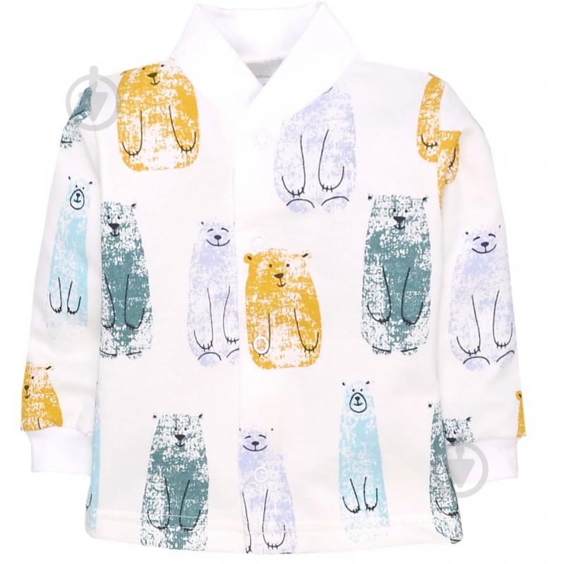 Кофта унисекс Татошка 0402202вдм р.80 белый - фото 1 Кофта унисекс Татошка 0402202вдм р.80 белый - фото 1