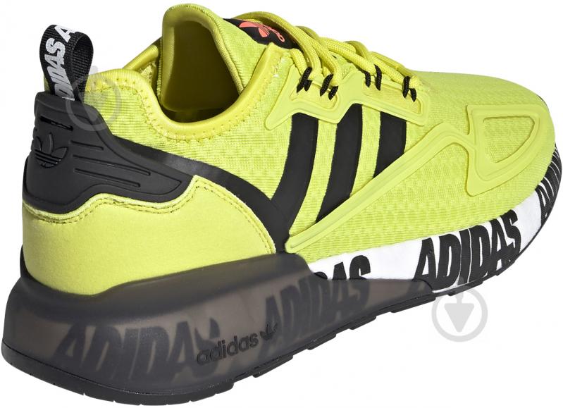 Кроссовки мужские демисезонные Adidas ZX 2K BOOST FX7031 р.40 2/3 лаймовые - фото 9