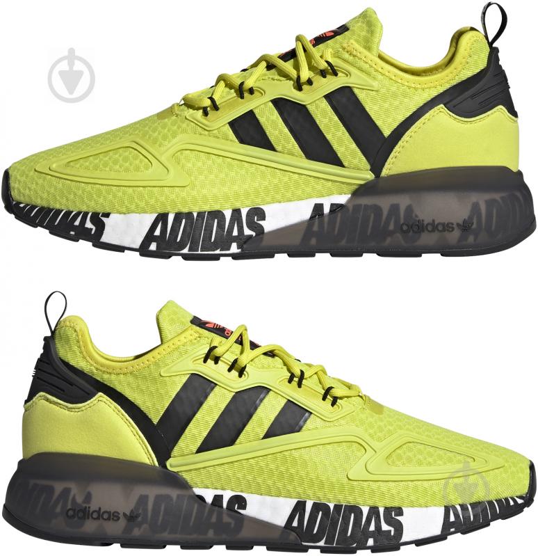 Кроссовки мужские демисезонные Adidas ZX 2K BOOST FX7031 р.42 лаймовые - фото 5