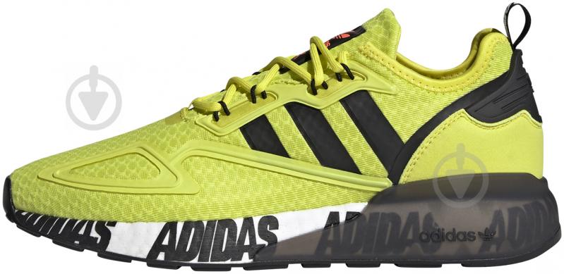 Кроссовки мужские демисезонные Adidas ZX 2K BOOST FX7031 р.42 2/3 лаймовые - фото 3