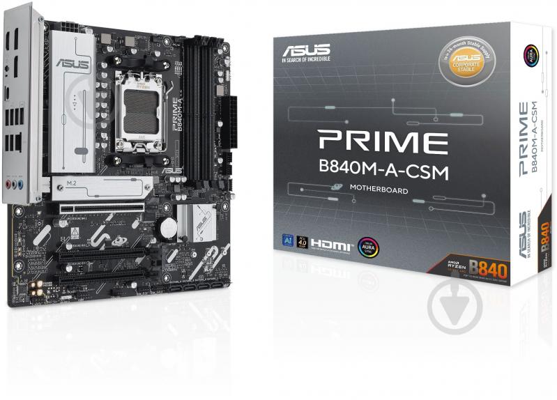 Материнська плата Asus 90MB1J10-M0EAYC (Socket AM5, AMD B840, micro ATX) - фото 7