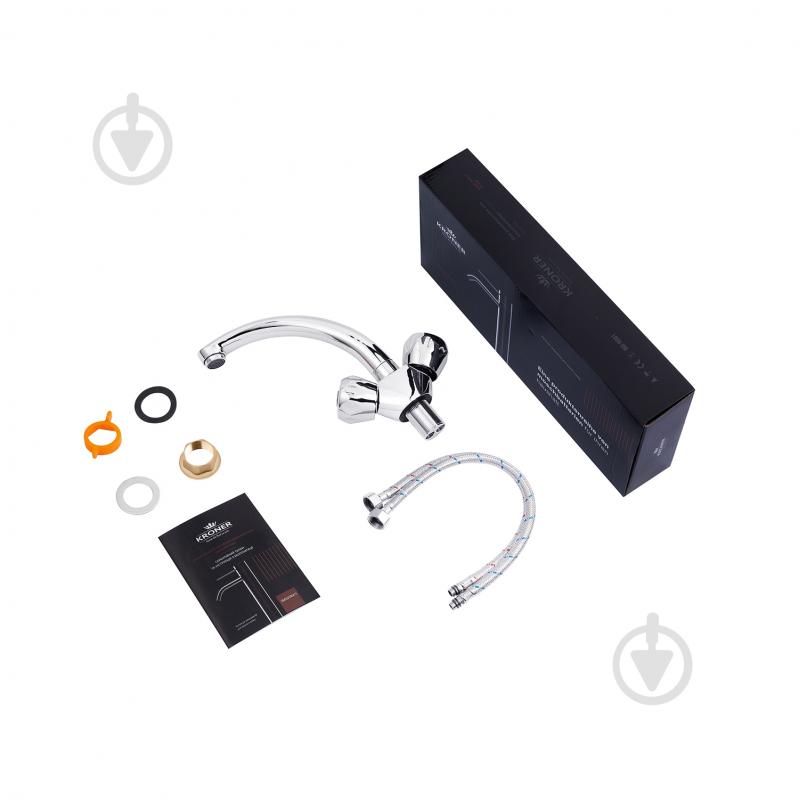 Смеситель для умывальника Kroner KRP Hamburg - C010 - фото 7