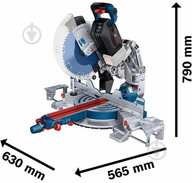 Пила торцювальна Bosch GCM 18V-305 GDC (0.601.B43.000) - фото 2