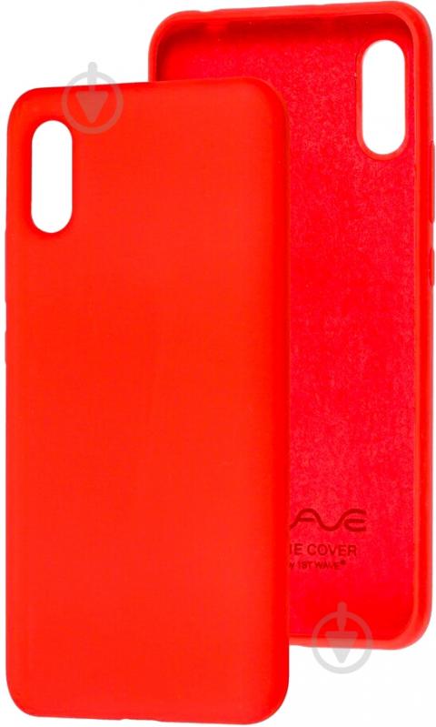 Чехол WAVE Full Silicone Cover красный для Xiaomi Redmi 9A - фото 1