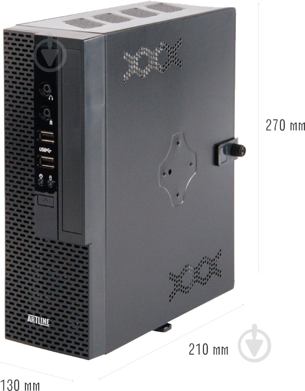 Неттоп Artline Business B37 (B37v12Win) black - фото 5