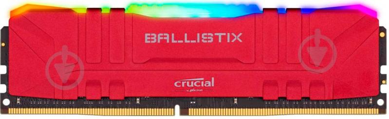 Оперативна пам'ять Crucial DDR4 SDRAM 16 GB (1x16GB) 3200 MHz (BL16G32C16U4RL) Ballistix RGB Red - фото 1