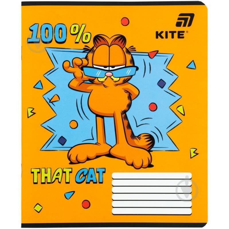 Тетрадь Garfield 12 лист. линия GF26-234 KITE - фото 2