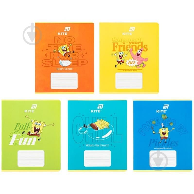 Тетрадь Sponge Bob 18 лист. клетка SB26-236 KITE - фото 1