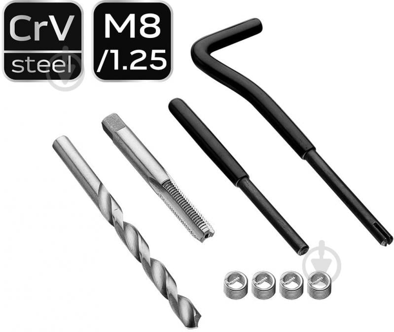 Набір для відновлення різьби M8 NEO tools 11-902 - фото 7 Набір для відновлення різьби M8 NEO tools 11-902 - фото 7