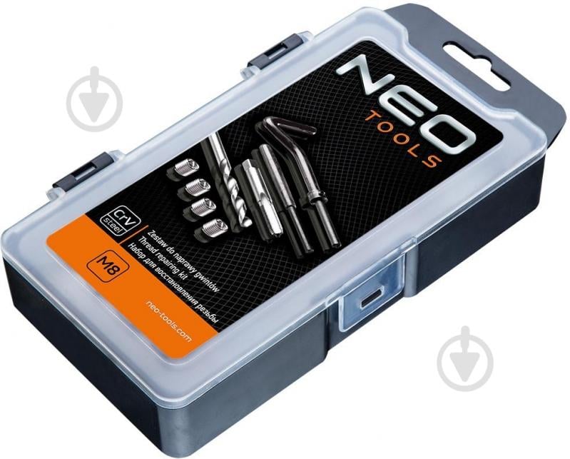 Набір для відновлення різьби M8 NEO tools 11-902 - фото 8 Набір для відновлення різьби M8 NEO tools 11-902 - фото 8