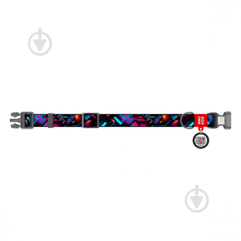 Нашийник Waudog Nylon малюнок "Нескінченні світи" пластиковий фастекс М Ш20 мм Д28-40 см - фото 3 Нашийник Waudog Nylon малюнок "Нескінченні світи" пластиковий фастекс М Ш20 мм Д28-40 см - фото 3