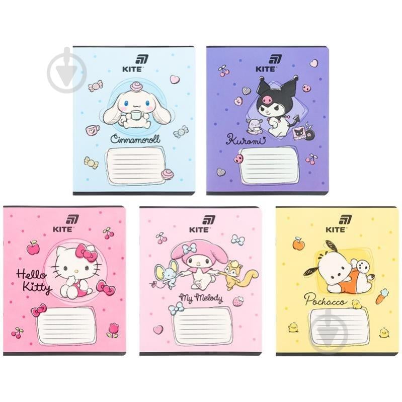 Зошит Hello Kitty 18 арк. клітинка HK26-236-2 KITE - фото 1