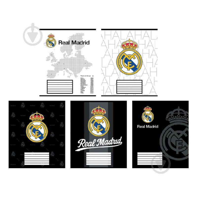 Тетрадь Real Madrid 18 лист. клетка RL26-236 KITE - фото 1