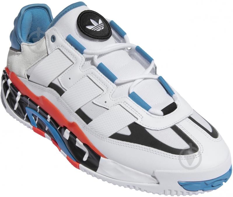 Кроссовки мужские демисезонные Adidas NITEBALL FX7644 р.40 2/3 белые - фото 3