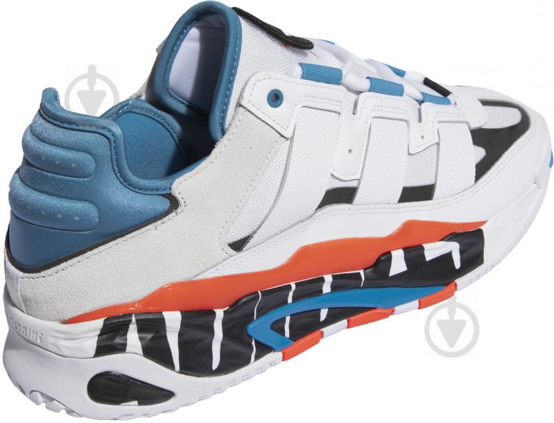 Кроссовки мужские демисезонные Adidas NITEBALL FX7644 р.40 2/3 белые - фото 7